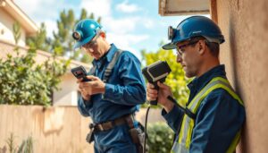 كشف تسربات المياه