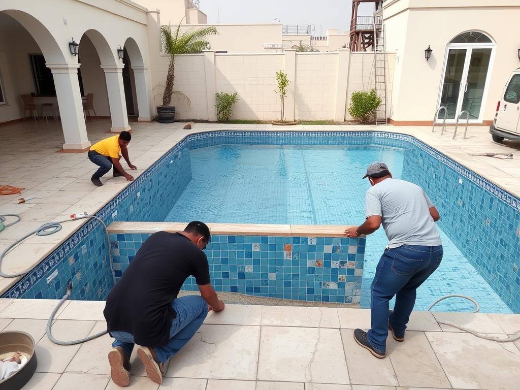 ترميم وتجديد المسابح في جدة