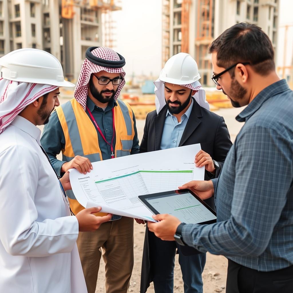 خدمات إدارة المشاريع من مؤسسة أجمل العييد للمقاولات العامة