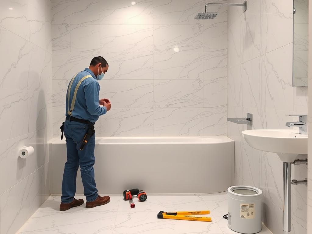 عزل الحمامات والمطابخ في جدة ضد تسربات المياه