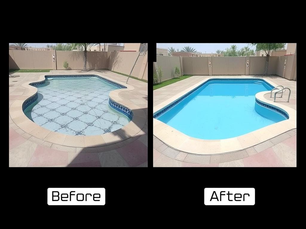 مشروع ترميم مسبح قديم في جدة