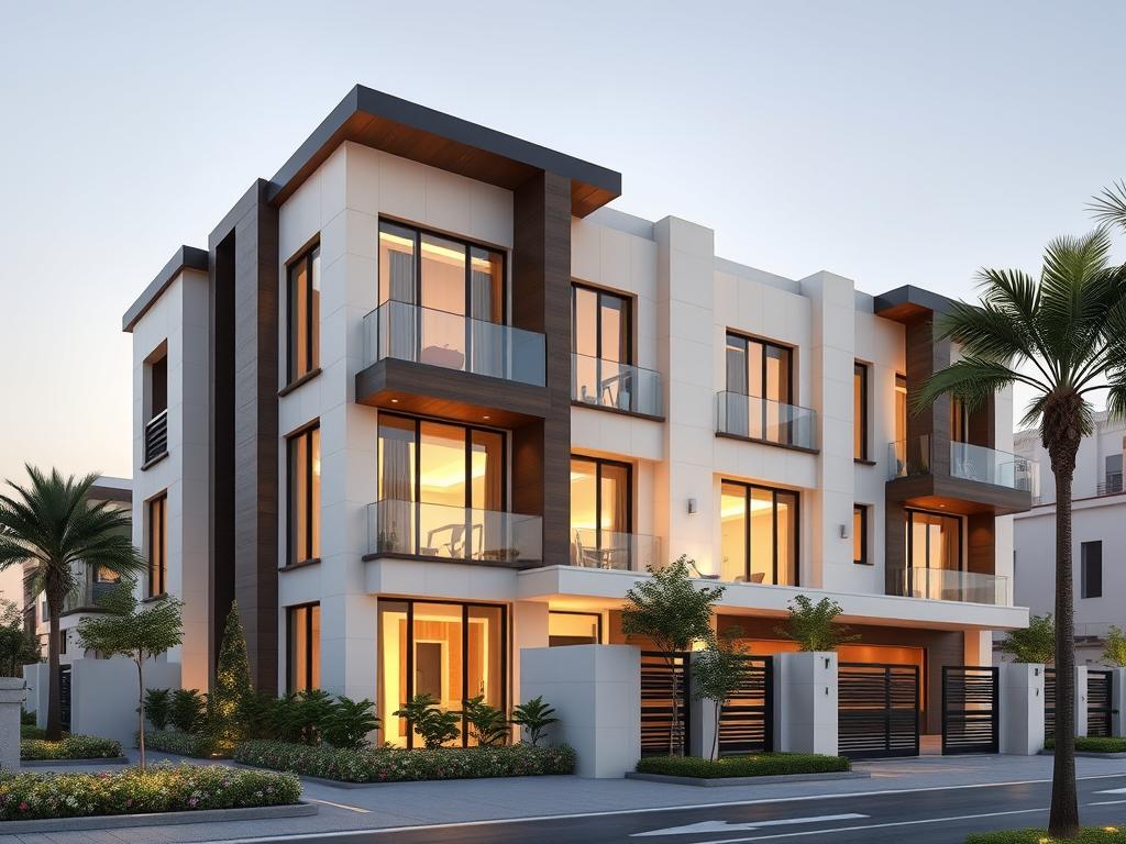 مشروع سكني من تنفيذ مؤسسة أجمل العييد للمقاولات العامة