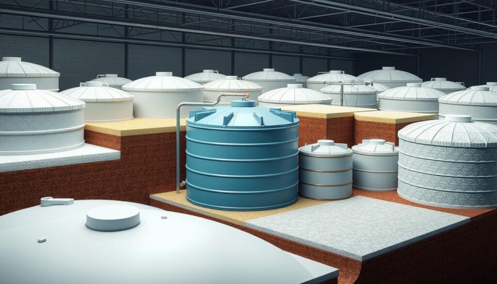 أنواع عزل الخزانات