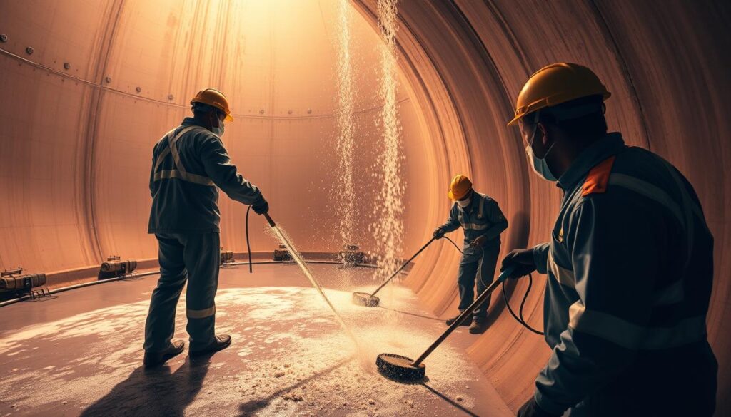 تنظيف خزانات