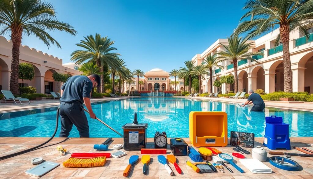 خدمات صيانة المسابح في جدة