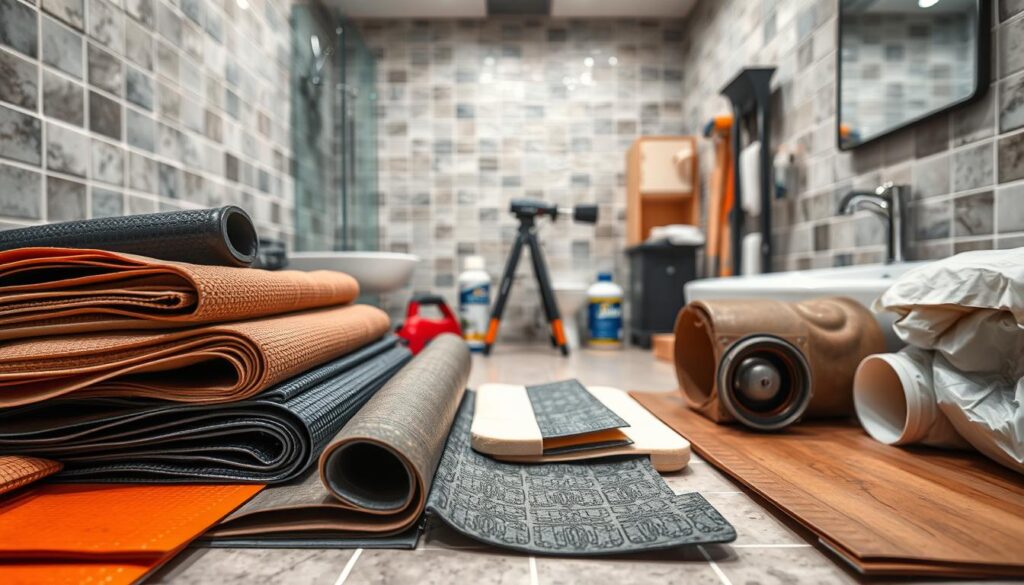 مواد العزل للحمامات