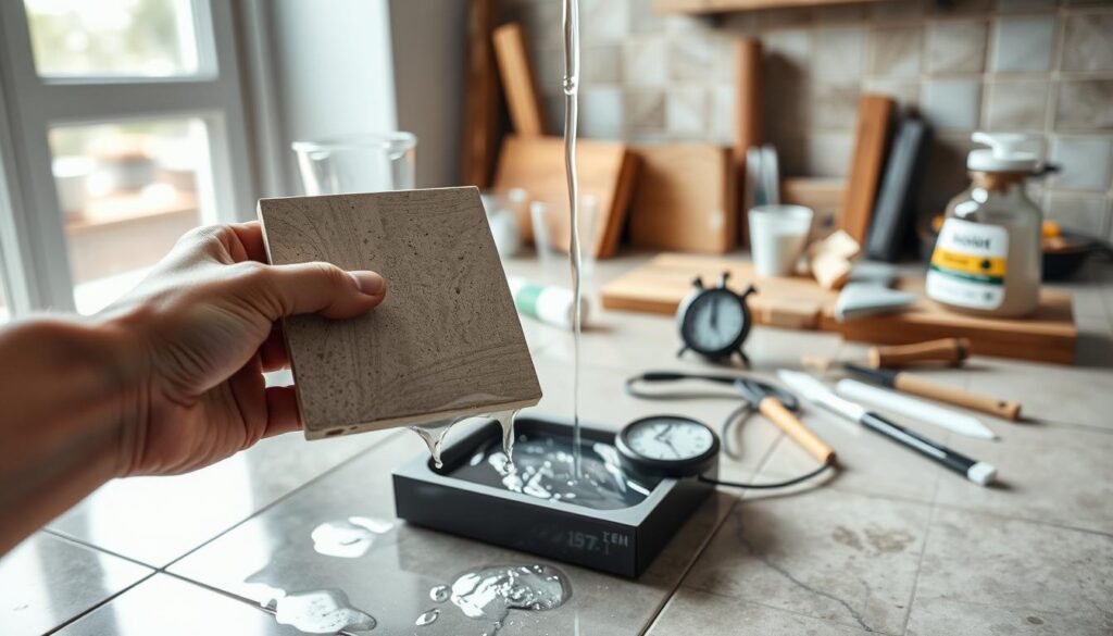 اختبار نفاذية البلاط