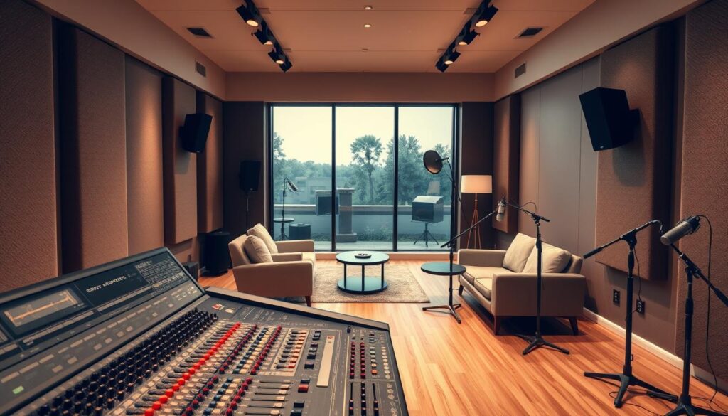 استوديو تسجيل عزل الصوت