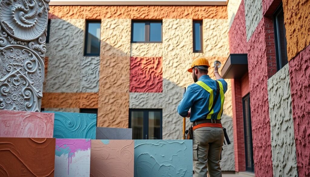 اللياسة العازلة والملونة للواجهات