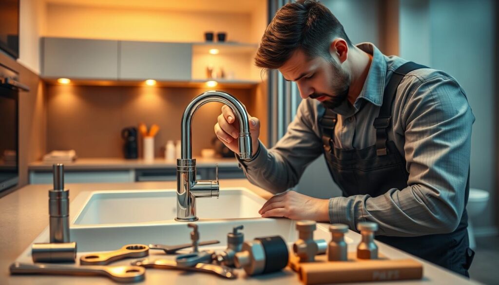 تركيب الأدوات الصحية