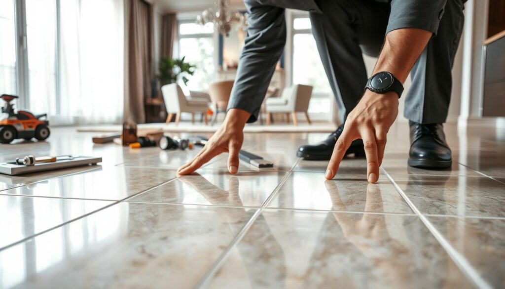 تركيب بلاط النزهة