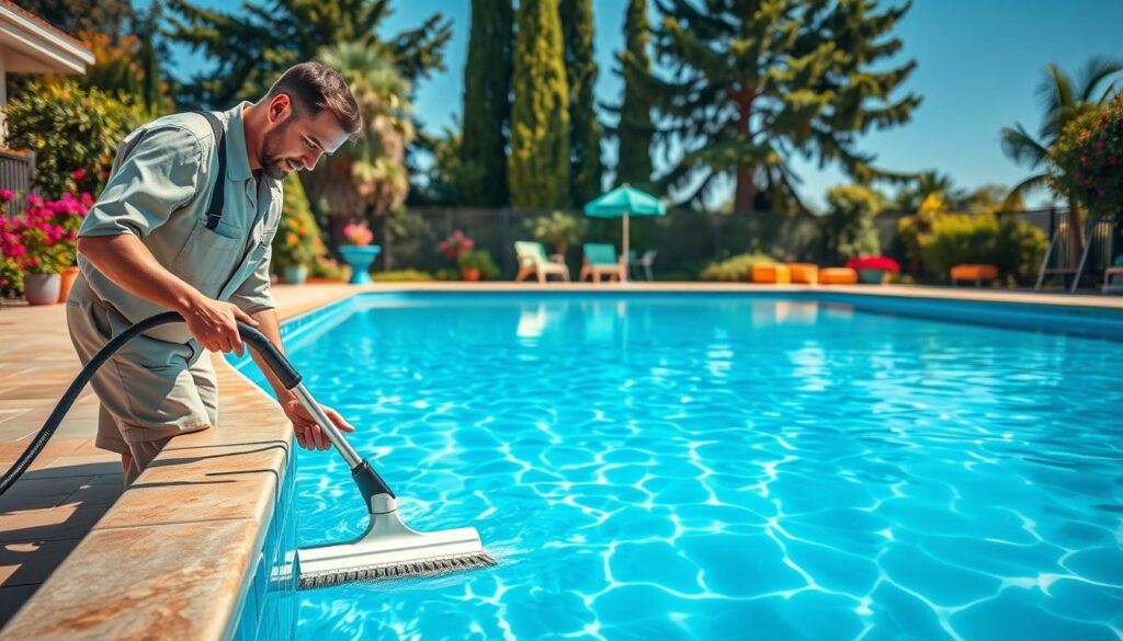 تنظيف مسابح