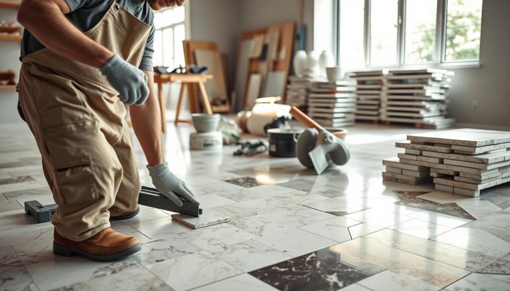 خدمات تركيب البلاط والسيراميك والرخام