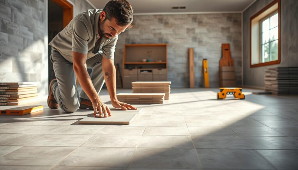 خطوات تركيب البلاط