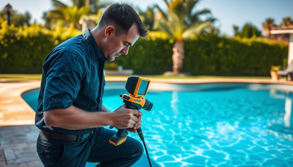 كشف تسربات المياه