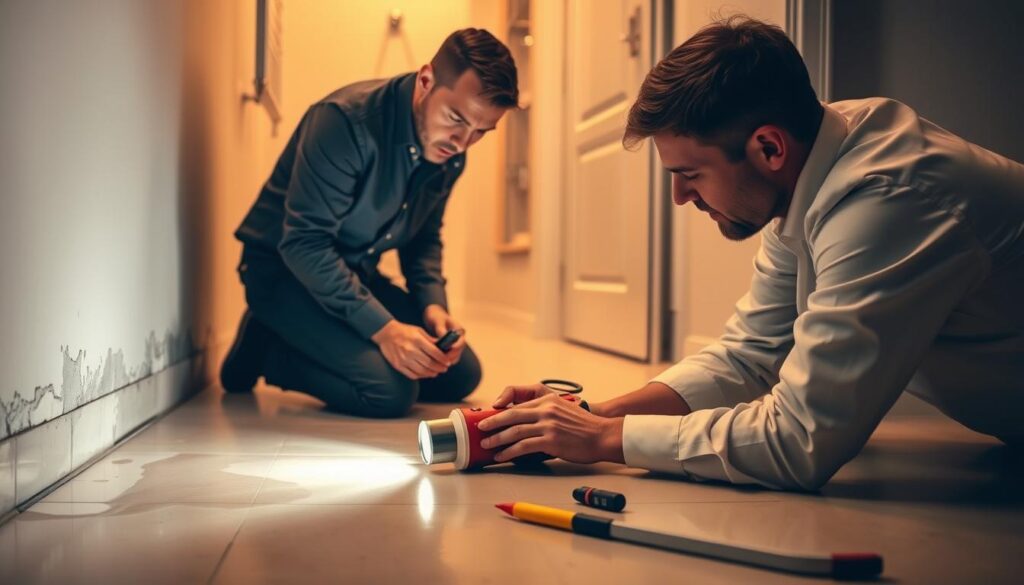 كشف تسربات المياه