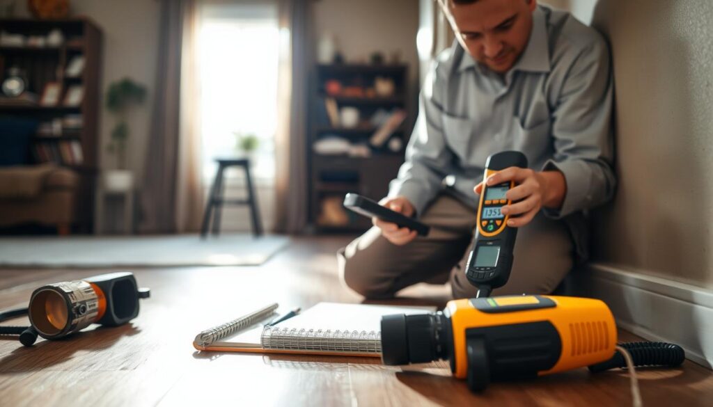 كشف تسربات المياه