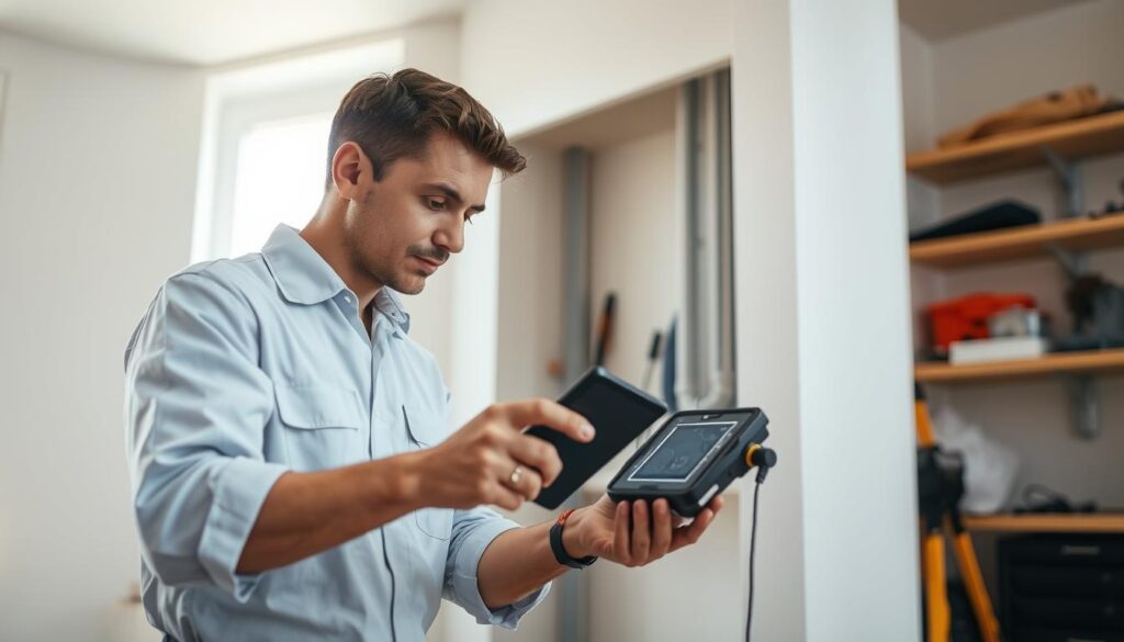 كشف تسربات المياه