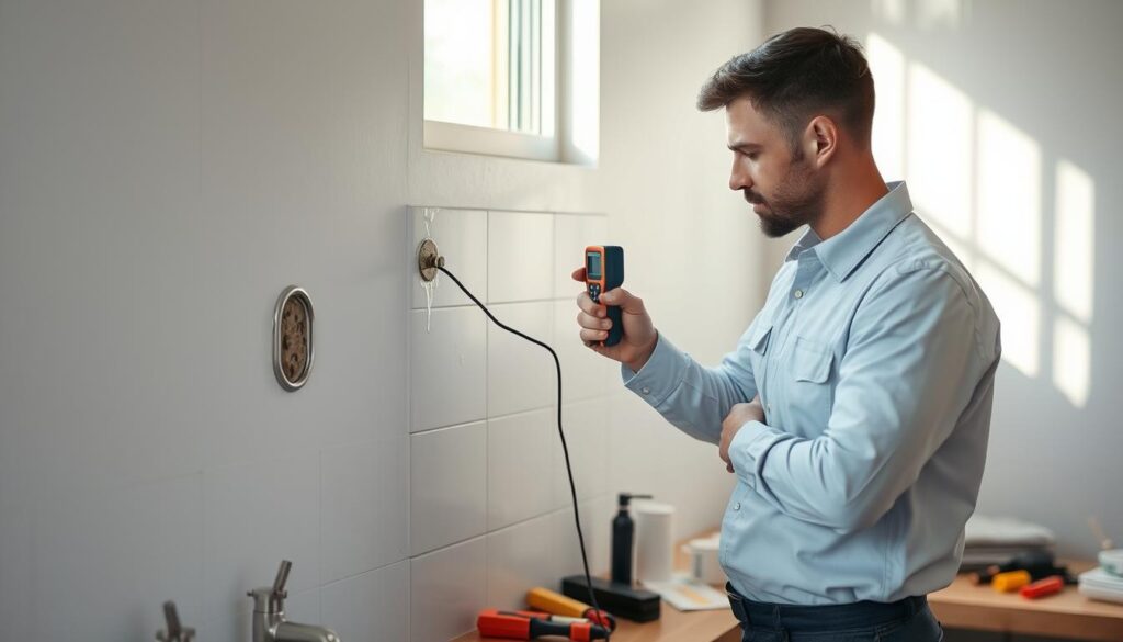 كشف تسربات المياه