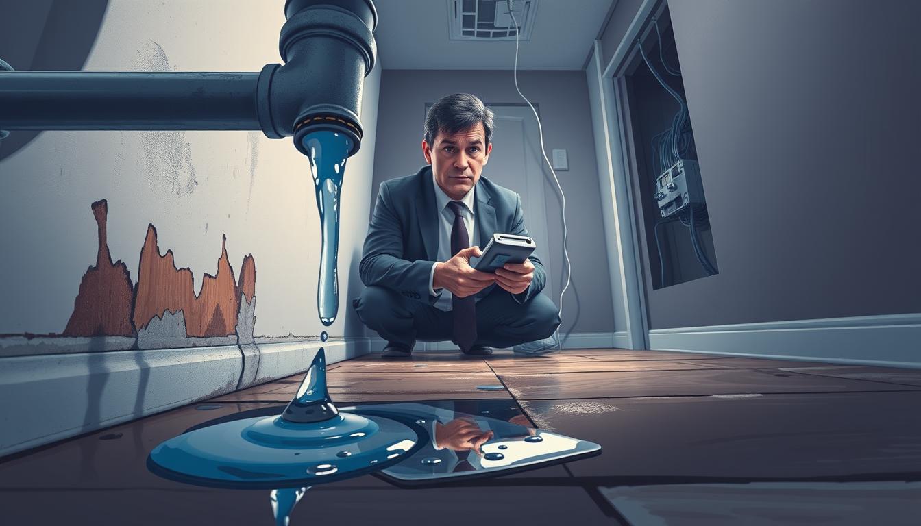 مخاطر تسربات المياه