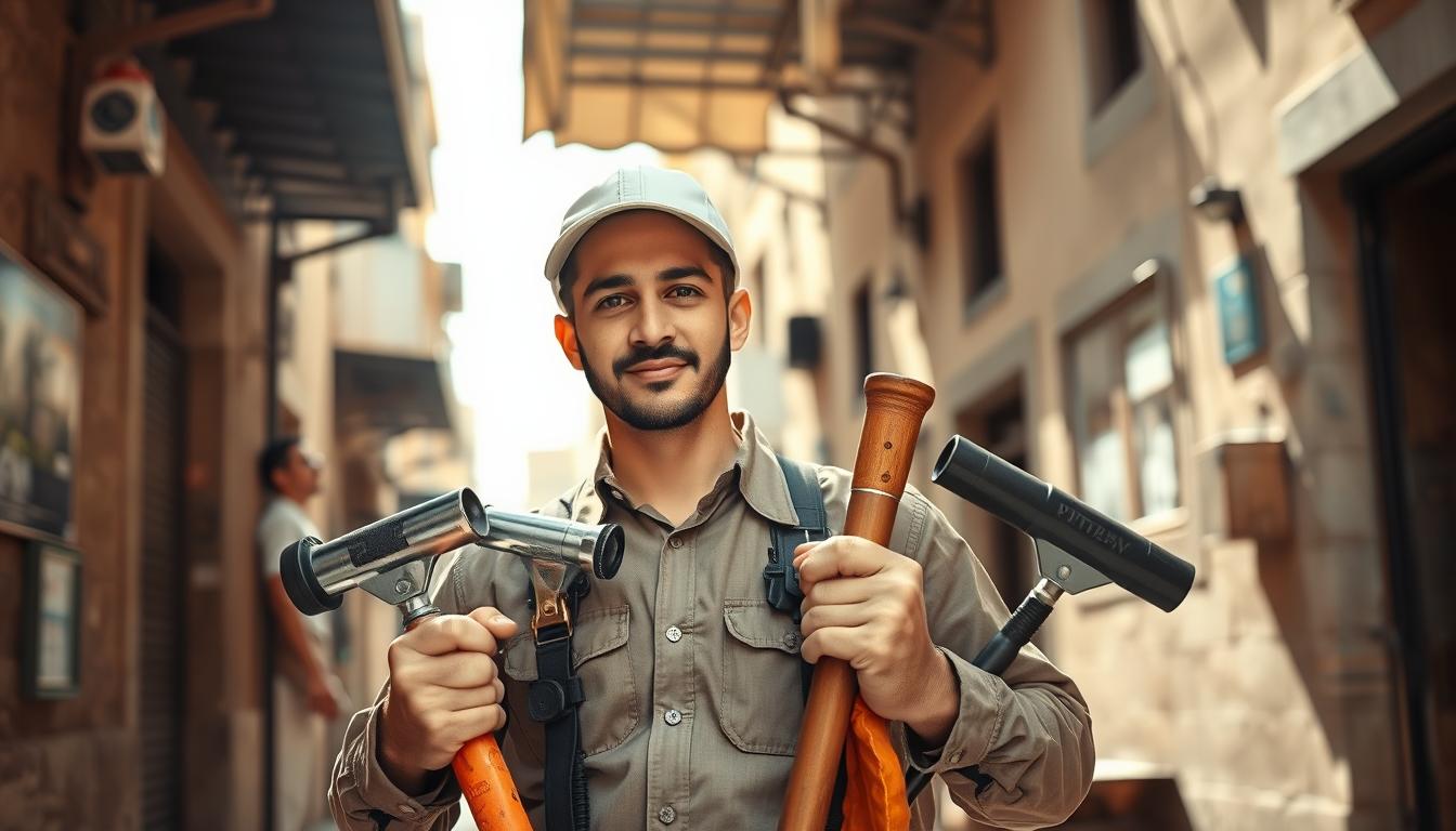 معلم سباك بمكة