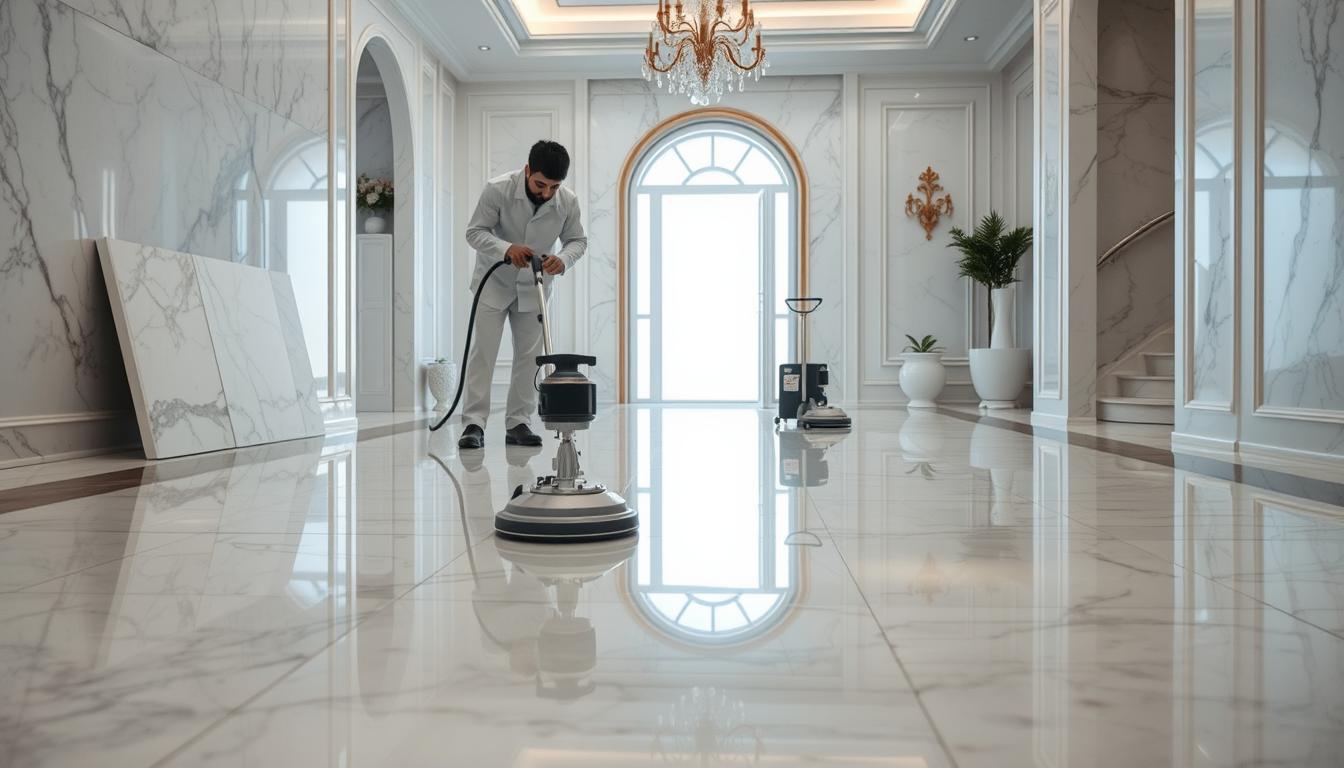 جلاية بلاط وتلميع رخام بجدة