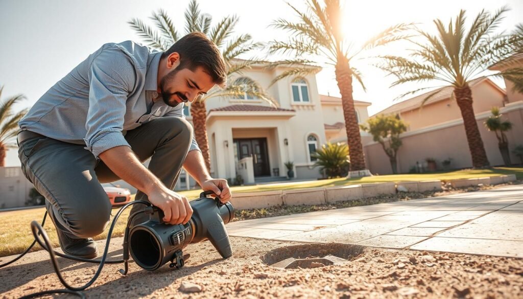 فحص التسرب وتحديد موقعه في جدة
